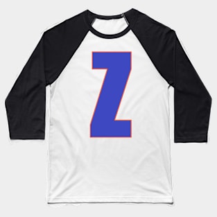 Brave in Blue: Z's Defining edge Baseball T-Shirt